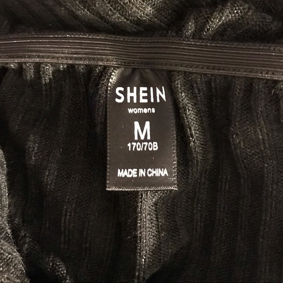 Frilled Off Shoulder Rib Knit Dress - Picture 3 of 4